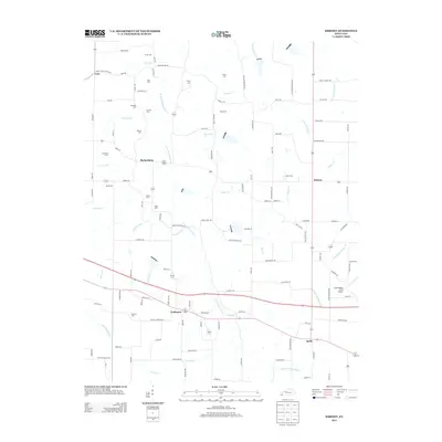 2013 Map of Kirksey, 2013 Print