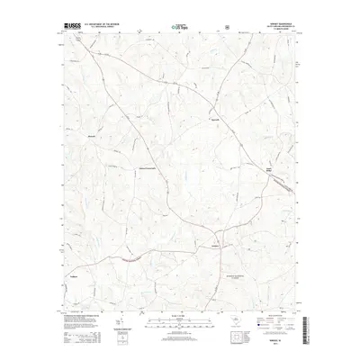 2014 Map of Kirksey, 2014 Print