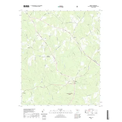 2020 Map of Kirksey, 2020 Print