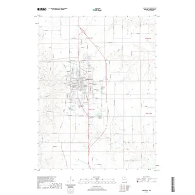 2017 Map of Kirksville, 2017 Print