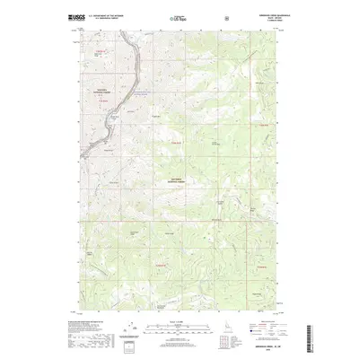 2020 Map of Kirkwood Creek, 2020 Print
