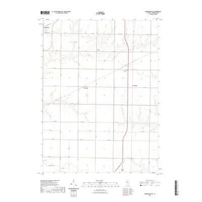 2021 Map of Kirkwood East, 2021 Print