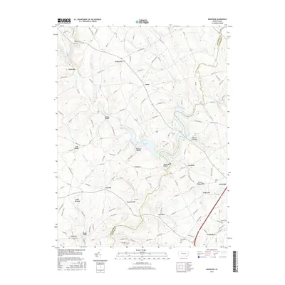2016 Map of Kirkwood, 2016 Print