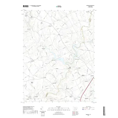 2019 Map of Kirkwood, 2019 Print