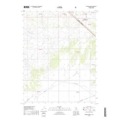 2018 Map of Kirkwood Spring, 2018 Print