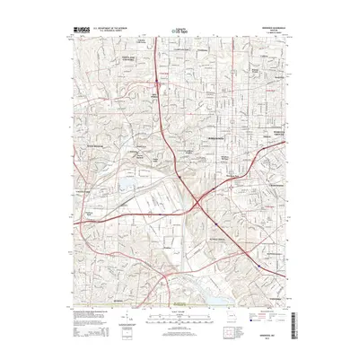 2015 Map of Kirkwood, 2015 Print