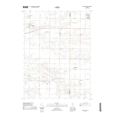 2018 Map of Kirkwood West, 2018 Print
