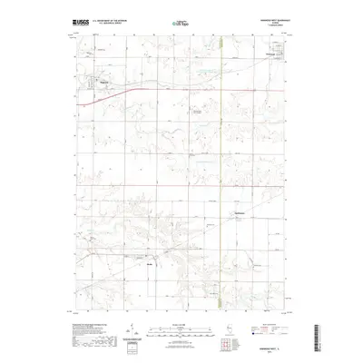 2021 Map of Kirkwood West, 2021 Print