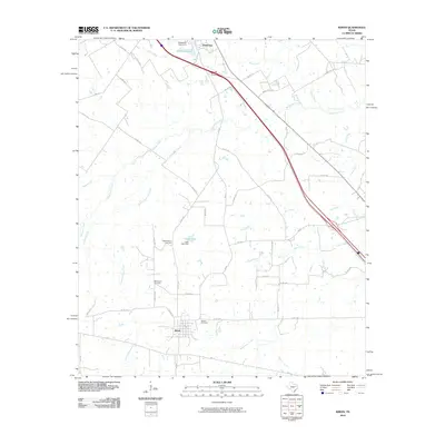 2010 Map of Kirvin, 2010 Print