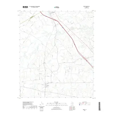 2019 Map of Kirvin, 2019 Print