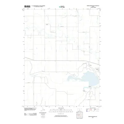 2009 Map of Kirwin Reservoir, 2009 Print