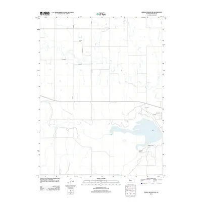 2012 Map of Kirwin Reservoir, 2012 Print