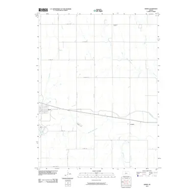 2010 Map of Kirwin, 2010 Print