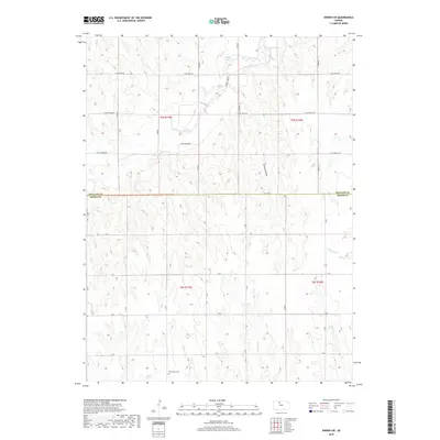 2018 Map of Kirwin SW, 2018 Print