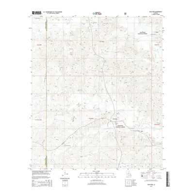 2015 Map of Kisatchie, 2015 Print