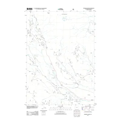 2012 Map of Kisinger Lakes, 2012 Print