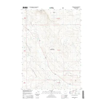 2015 Map of Kisinger Lakes, 2015 Print