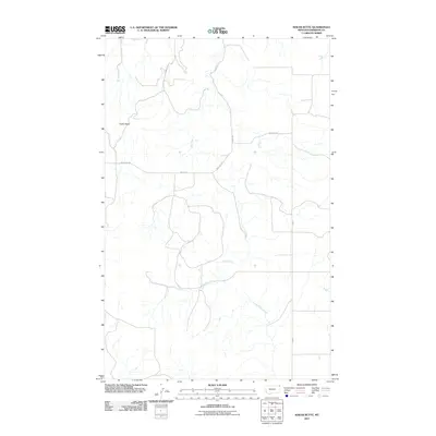 2011 Map of Kisler Butte, 2011 Print