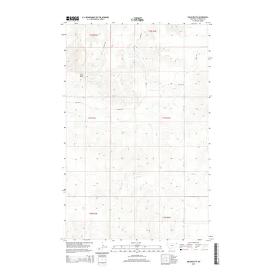 2014 Map of Kisler Butte, 2014 Print