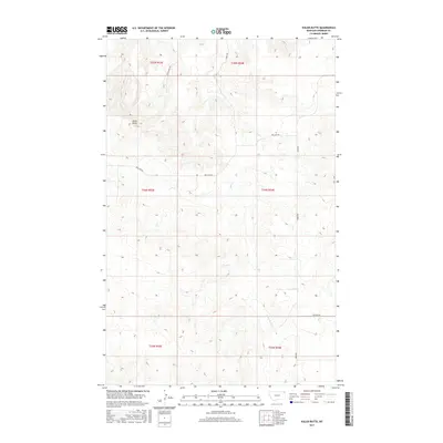 2017 Map of Kisler Butte, 2017 Print