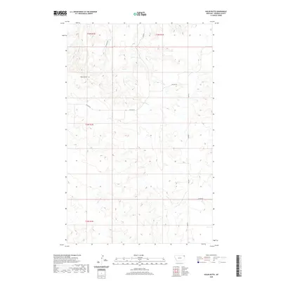 2020 Map of Kisler Butte, 2020 Print