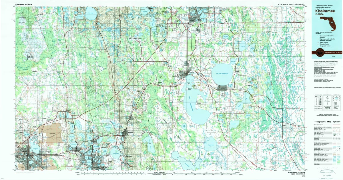 1970s Maps of Williamsburg FL - Kissimmee Osceola County Fl Usgs Topo 1979 P1980 Og 1200x630 