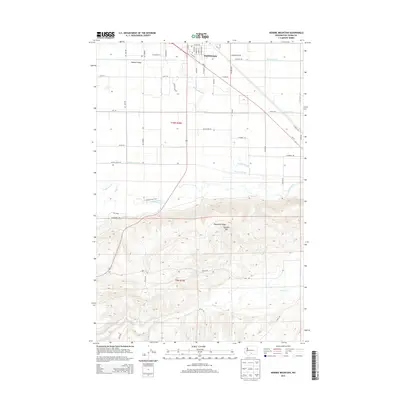 2014 Map of Kisumxi Mountain, 2014 Print
