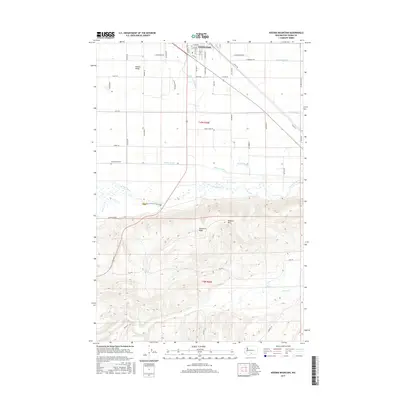 2017 Map of Kisumxi Mountain, 2017 Print