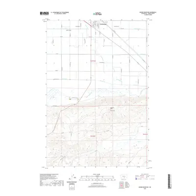 2020 Map of Kisumxi Mountain, 2020 Print