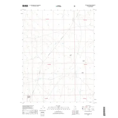 2018 Map of Kitchen Meadow, 2018 Print