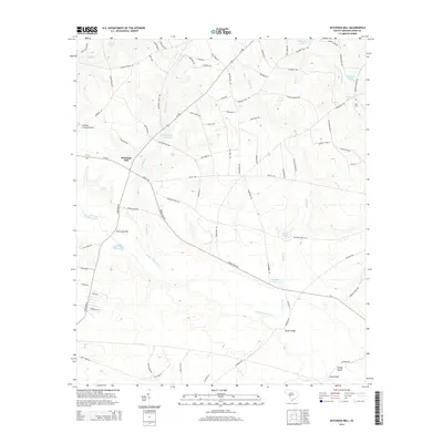 2014 Map of Kitchings Mill, 2014 Print