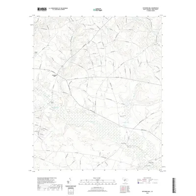 2020 Map of Kitchings Mill, 2020 Print