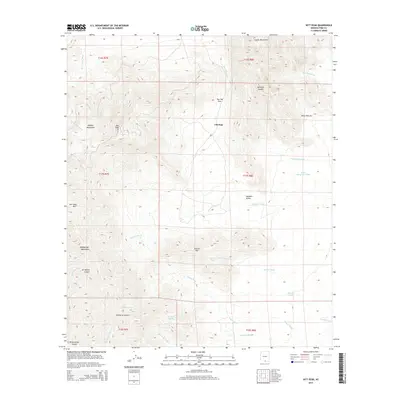 2014 Map of Kitt Peak, 2014 Print