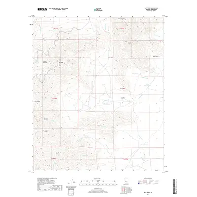 2018 Map of Kitt Peak, 2018 Print