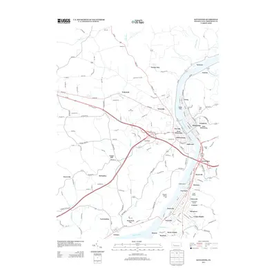 2013 Map of Kittanning, 2013 Print