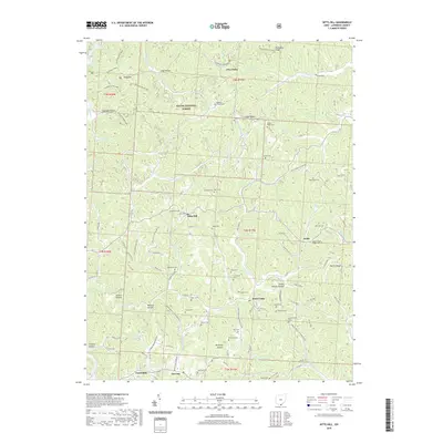 2019 Map of Kitts Hill, 2019 Print