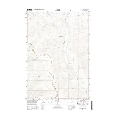 2014 Map of Kitty Creek, 2014 Print