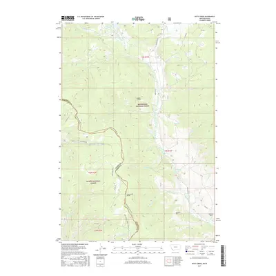 2017 Map of Kitty Creek, 2017 Print