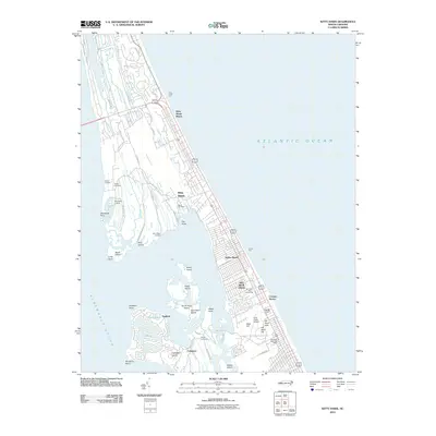 2010 Map of Kitty Hawk, 2010 Print