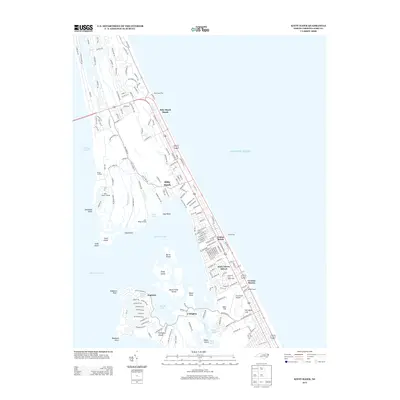 2013 Map of Kitty Hawk, 2013 Print
