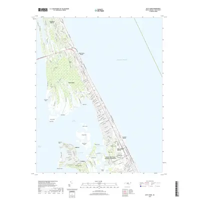 2019 Map of Kitty Hawk, 2019 Print