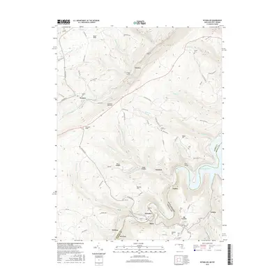 2016 Map of Kitzmiller, 2016 Print