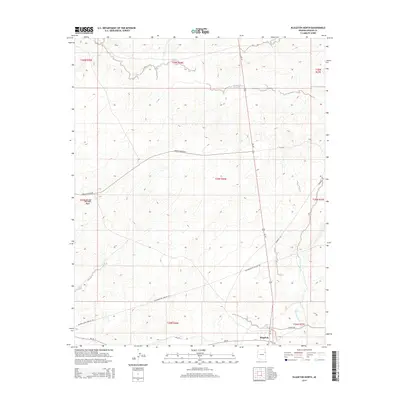 2014 Map of Klagetoh North, 2014 Print