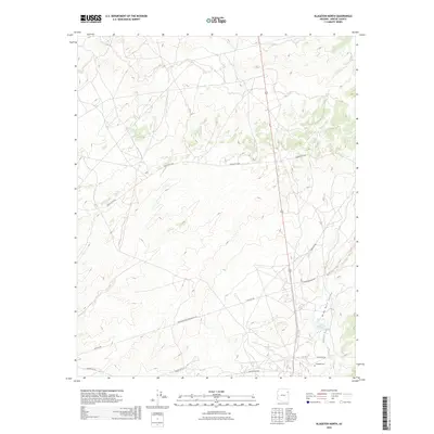 2026 Map of Klagetoh North, 2026 Print
