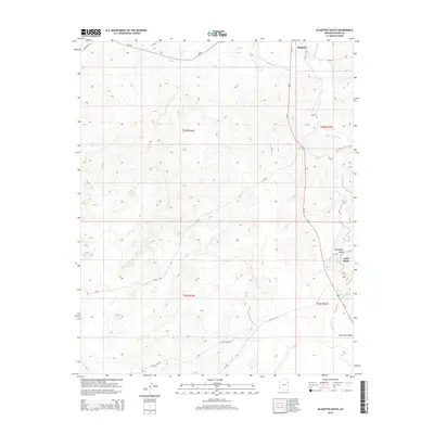 2014 Map of Klagetoh South, 2014 Print