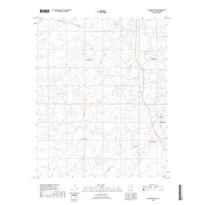 2018 Map of Klagetoh South, 2018 Print