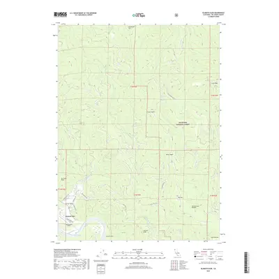 2018 Map of Klamath Glen, 2018 Print
