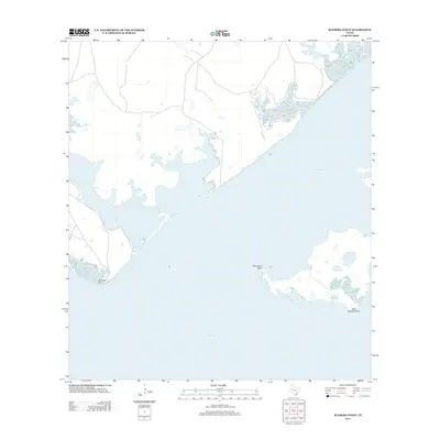 2013 Map of Kleberg Point, 2013 Print