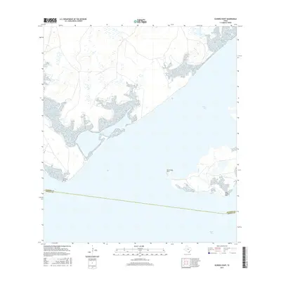 2016 Map of Kleberg Point, 2016 Print