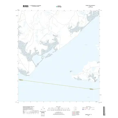 2019 Map of Kleberg Point, 2019 Print